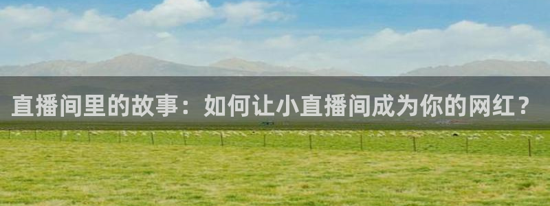 看球吧直播官网：直播间里的故事：如何让小直播间成为你的网红？